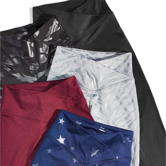 Jenni On Repeat Crossover-Waist Leggings, Blue Spaced Star - Picture 2 of 5